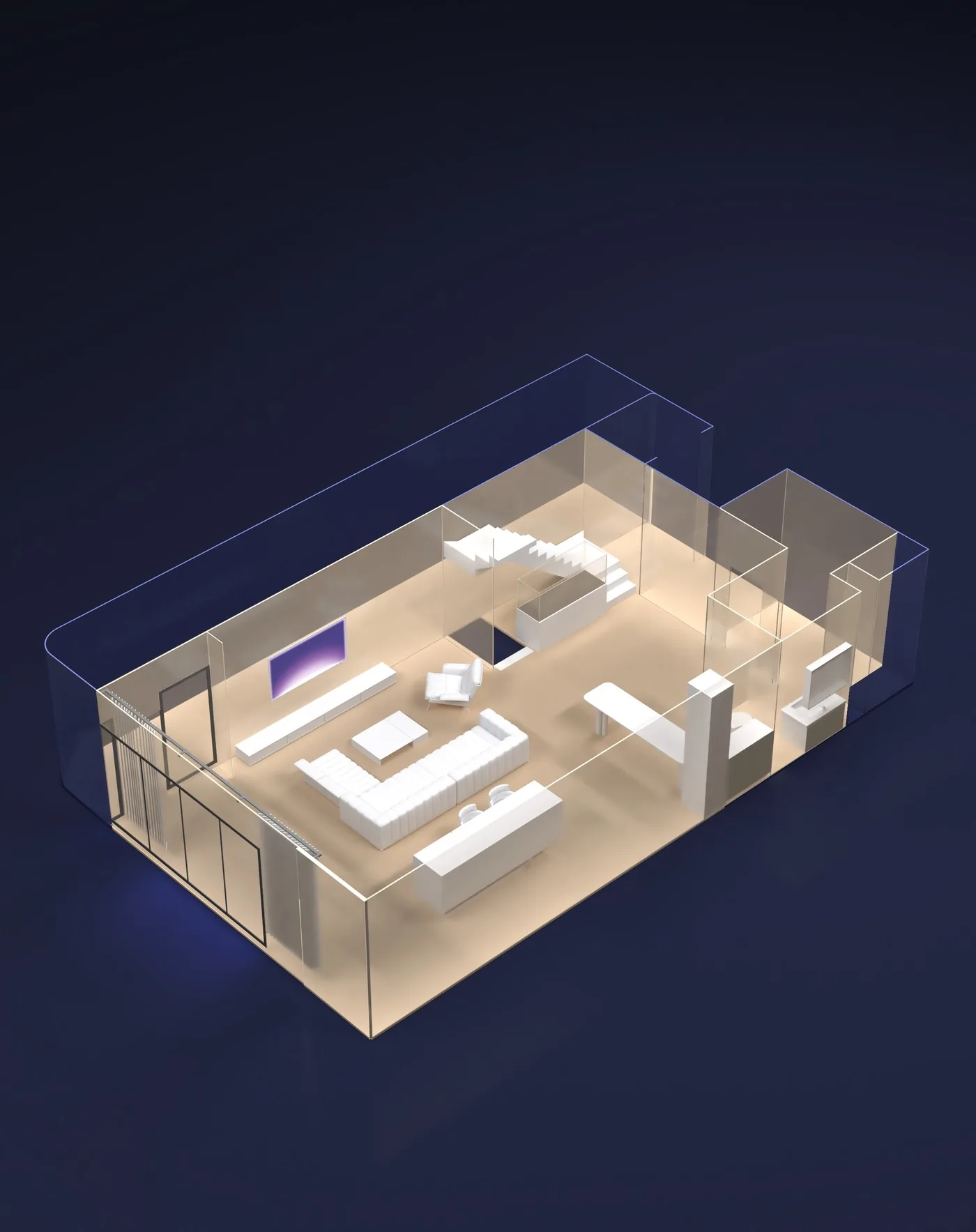 1F 全屋点亮